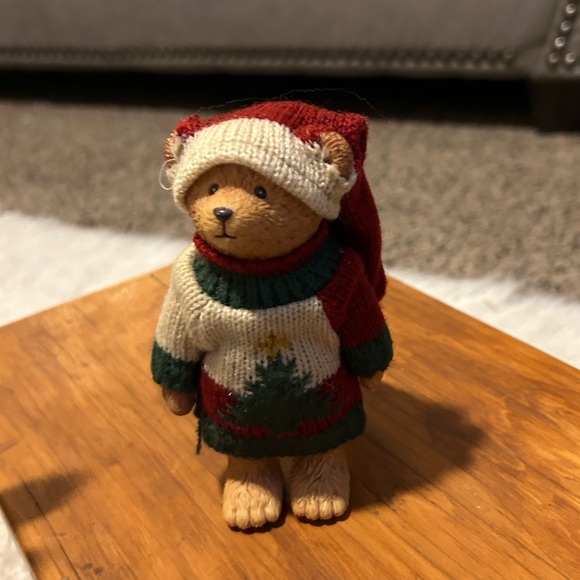 Russ Teddy Town Teddy Bear Santa 5” Christmas 2 pc make offer NWT - Picture 3 of 7